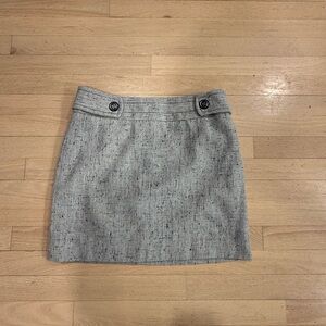 Outback Red Gray Tweed Wool Skirt Size 6 Gap Banana Republic